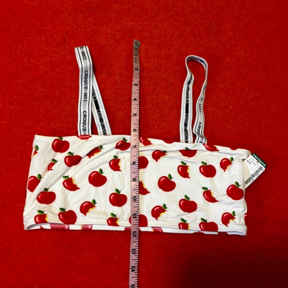 Pop Underwear apples bamboo bandeau bralette NWT - Picture 6 of 9